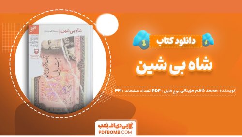 دانلود کتاب شاه بی شین محمد کاظم مزینانی421صفحه PDF پی دی اف📕
